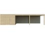 Abri de jardin 300 x 300 cm Qube - GARDENAS