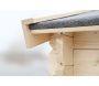 Abri de jardin en bois double pente Falun - 1629