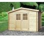 Abri de jardin en bois double pente Falun - 