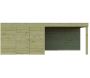 Abri de jardin traité 300 x 210 cm Qube - GARDENAS