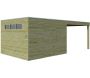Abri de jardin traité 300 x 300 cm Qube