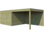 Abri de jardin traité 300 x 300 cm Qube - GAS-0325