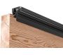 Adaptateur pour clôture en bois 40 mm pour barette lumineuse 1.73 m - 