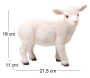 Agneau blanc en résine - IMH-0304