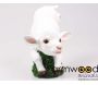 Agneau sautant en résine 38 x 16 x 25.5 cm - Farmwood animals
