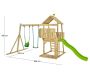 Aire de jeux en bois avec glissière et portique Kingswood - 9