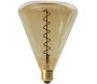 Ampoule pyramide LED ambré 19 cm