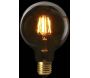 Ampoule ronde LED droit ambré 14.5 cm - CMP-1791