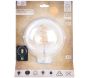 Ampoule ronde LED spirale ambré 17 cm - THE HOME DECO LIGHT