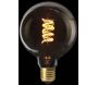 Ampoule ronde LED spirale ambré 17 cm - CMP-1792