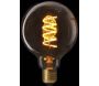 Ampoule ronde ambrée avec spirale LED 14.5 cm - CMP-1010