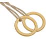 Anneaux de gym bois avec cordes chanvre (Lot de 2) - 32,90