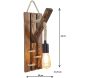 Applique en bois et corde Aplik - HANAH HOME