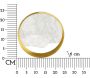 Applique murale en métal Marble 24 x 6 x 24 cm - MAU-0533