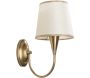 Applique murale métal doré abat-jour tissu Pardo - 32,90