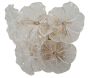Applique murale en verre Ibiscus 33 x 17 x 28 cm - 49,90