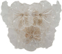 Applique murale en verre Ibiscus 33 x 17 x 28 cm