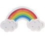 Arc en ciel lumineux en bois 35 cm