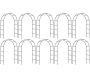 Arche déco en fer noir Atea