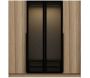 Armoire en aggloméré et verre Kale Plus