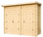 Armoire de jardin en épicéa 2 espaces de rangement 2.52 m2