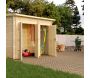 Armoire de jardin en épicéa 2 espaces de rangement 2.52 m2 - 