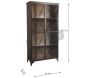 Armoire en métal et verre - AUBRY GASPARD