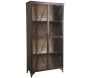 Armoire en métal et verre