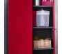 Armoire métallique rouge et noir Brico - 239