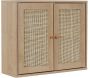 Armoire murale cannage et bois Bali