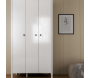 Armoire 3 portes en aggloméré Frannie - 5