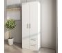 Armoire 2 portes, 2 tiroirs Merlin - 7