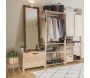 Armoire de rangement en pin massif Nova - 6