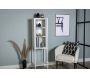 Armoire vitrée avec étagère en acier Misha - 7