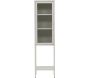 Armoire vitrée avec étagère en acier Misha - 159
