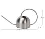 Arrosoir rond en inox 1.5 litres - GUILLOUARD