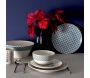 Assiette en porcelaine Cottage 20 cm (Lot de 6) - THE HOME DECO FACTORY