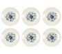 Assiette en porcelaine Cottage 20 cm (Lot de 6)