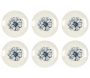 Assiette en porcelaine Cottage 20 cm (Lot de 6)