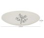 Assiette en porcelaine Cottage 20 cm (Lot de 6) - 6