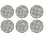 Assiette en porcelaine imprimée Cottage 25 cm (Lot de 6)