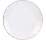 Assiette en porcelaine avec liseré doré