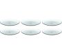 Assiettes en plastique effet martelé (Lot de 6)