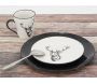 Assiettes en porcelaine noire (lot de 6) - 5