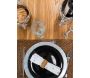 Assiettes en porcelaine noire (lot de 6) - 44,90