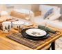 Assiettes en porcelaine noire (lot de 6) - 7