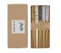 5 paires de baguettes chinoises en bambou - AUB-5015
