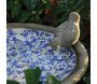 Bain d'oiseau en céramique patiné - ESSCHERT DESIGN