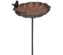 Bain oiseaux en fonte Coquille 105 x 27 cm