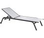 Bain de soleil en aluminium avec roulettes Marbella